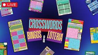 CROSSWORD, BINGO, & LOTERIA STYLE SCRATCH OFF LOTTERY TICKETS
