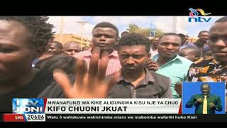 Kifo chuoni JKUAT: Wanafunzi waandamana kutaka usalama uimarishwe