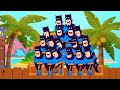 300 Bowmen - Pvp Battles - Banana Sands Full - Mancat Varg Blackburn Betty Shark Maestro
