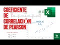 Coeficiente de correlación de Pearson ✅ en Excel 2019⭐⭐