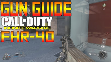 FHR-40 BEST CLASS SETUP/GUN GUIDE || SMG || Call of Duty Infinite Warfare