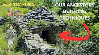 Exploring an Traditional Abandoned 18th Century Old Stone Hut