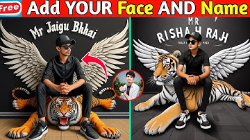 How to Create a Social Media Profile Name Art Photo Editing | Bing Image Creator Ai Avater 2024