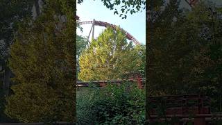 Krasse Beleuchtung Geforce Holiday Park holidaypark plopsa freizeitpark rollercoaster new 2023
