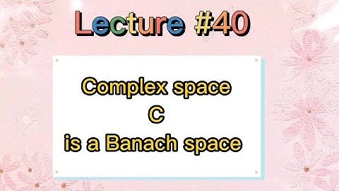 Functional analysis by (Erwin kreyszing) Topic:🔥Complex space C[a,b] is a Banach space