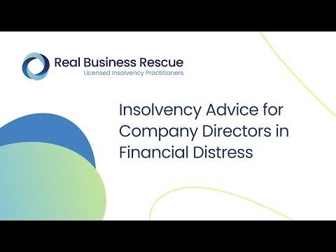 Insolvency advice for company directors in financial distress