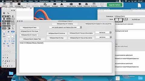LiveCode NSSpeech Lib Demo