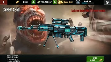 DEAD TARGET: Zombie || NEW UPDATE - Unlock SKIN By Golds - Unlock Cyber AS50 「Android Gameplay」
