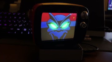 A Little Retro TV playing 80’s cartoons from a  Raspberry Pi - Derek
