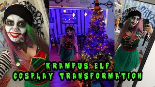 Krampus Elf Cosplay Transformation