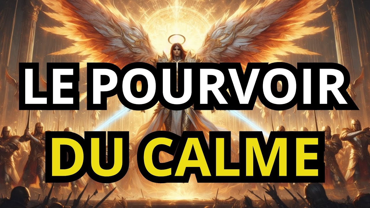 Dieu te dit : Au milieu des problèmes, le calme est ton arme la plus redoutable