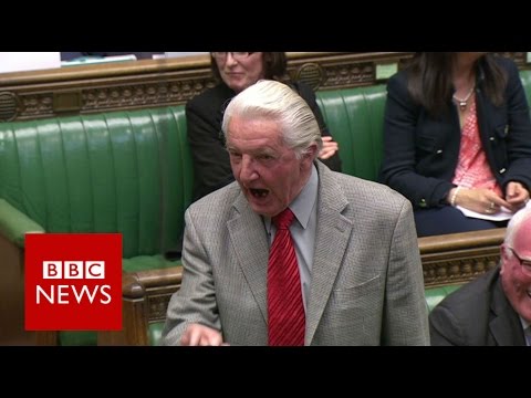 Dennis Skinner kicked out of Commons for calling David Cameron \