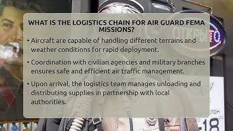 What Is The Logistics Chain For Air Guard FEMA Missions? - Air Guard Commanders