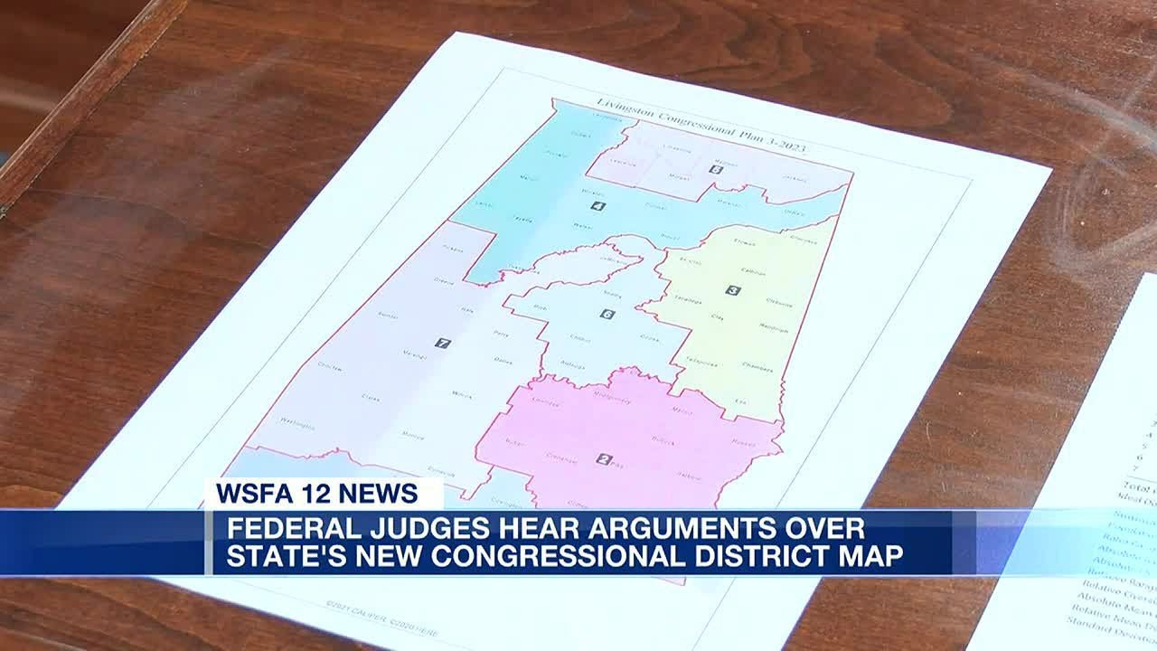 Federal judge hears arguments over Alabama's congressional map - YouTube