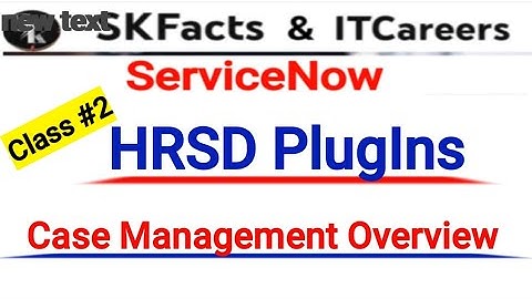 Servicenow HRSD-plug-ins || casemanagementoverzicht || #skfacts #servicenow