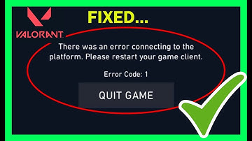 How to Fix: Error Code VAN 1 Valorant Has Encountered a Connection Error