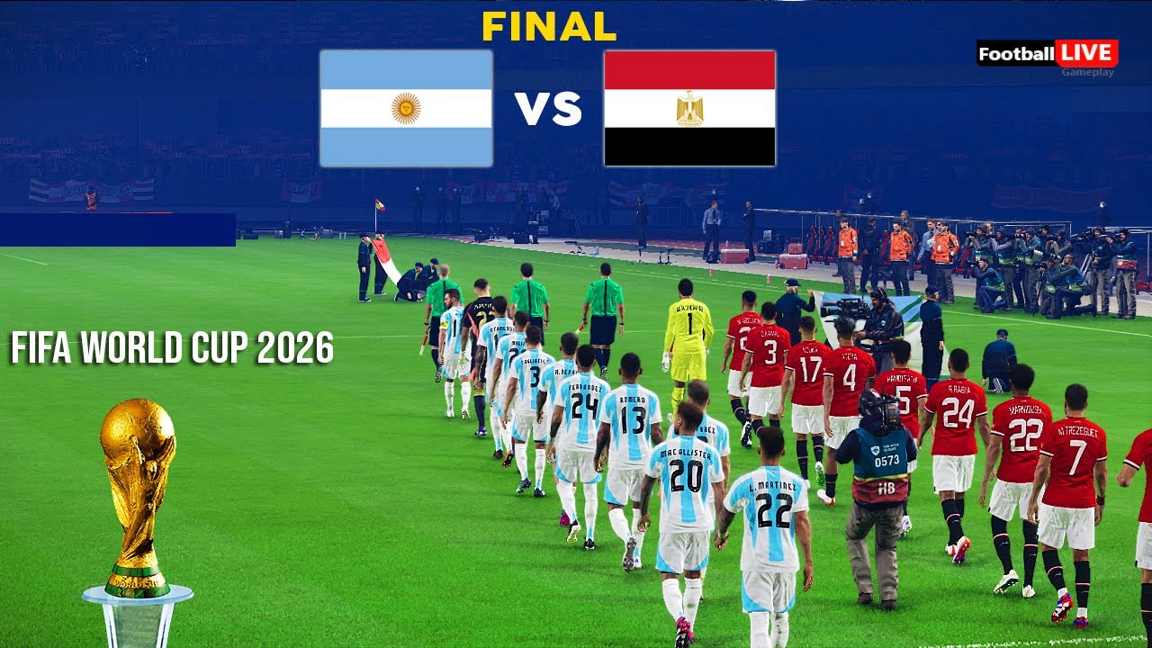 Argentina vs Egypt - FINAL FIFA World Cup 2026 | Messi vs Salah | Full