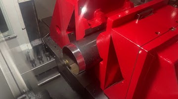 High Speed Pipe Threading | RMT Pipe Master Threading 4" Tapered Thread with Bevel | RMT TGB14 CNC
