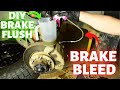 How to bleed your brakes by yourself  free diy brake fluid flushbleed  homemade brake bleeder