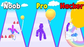 NOOB vs PRO vs HACKER - Balloon Pop Runner
