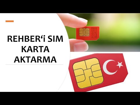 Rehberi SIM Karta Aktarma Samsung