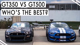 Ford 2020 GT500 vs GT350 | Who's the Ford V8 King? | Rev Off