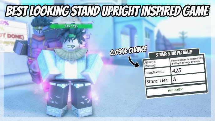 Stand Upright - REVAMPED SILVER CHARIOT OVA REQUIEM VS REVAMPED D4C LOVE  TRAIN, Roblox