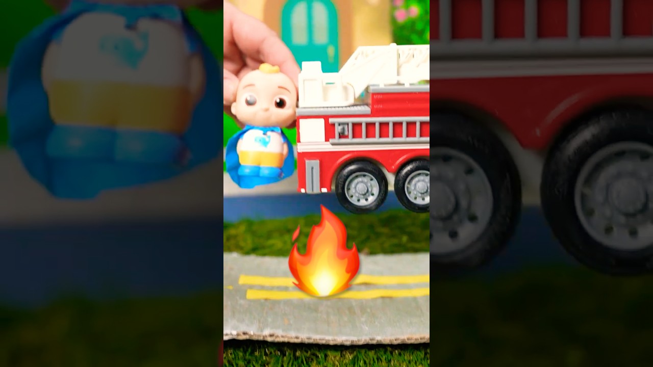 Super BABIES Rescue a Fire Truck 🦸🚒?! Toy Play Story!