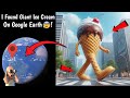 😰 I Found Very Giant Walking Ice Cream Caught On Google Earth and Google Maps! #googleearth