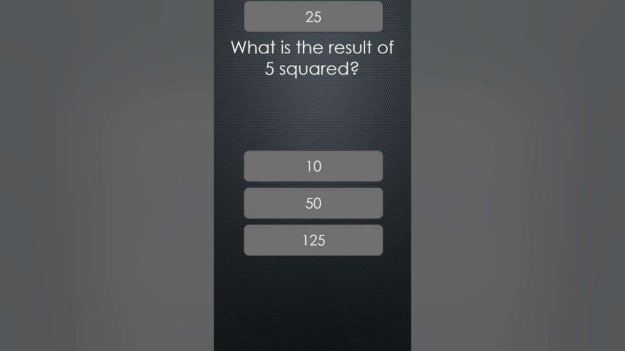 Square of 5 mathematics squares youtube