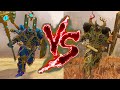 Chaos lord of tzeentch vs chaos lord of nurgle total war warhammer 3