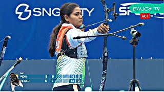 Exciting Recurve Mixed Team Bronze Match: India vs Mexico | Archery World Cup 2024 Shanghai