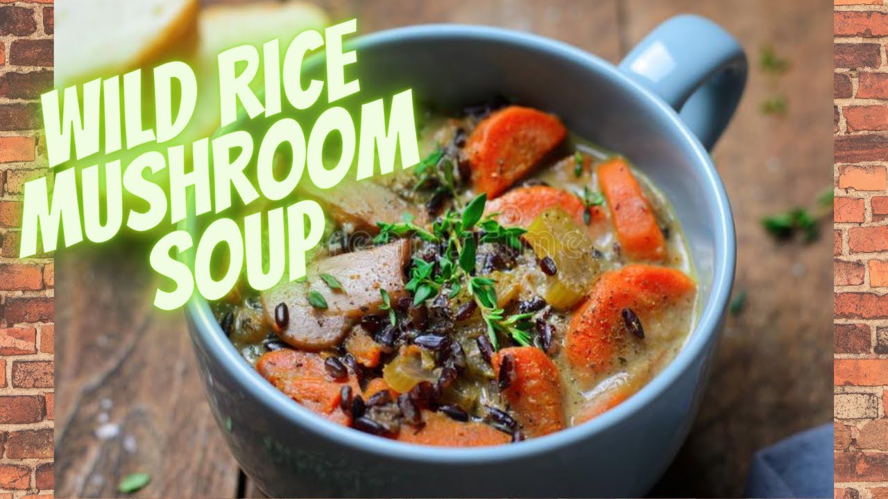 Wild Rice & Mushroom Soup Easy Instant Pot Recipes YouTube
