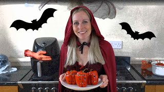 The BEST Vegan Halloween Stuffed Peppers | Really Simple Recipes