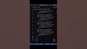 rating by star html css #shorts #youtubeshorts #rating #viral #html #css #like #coding #javascript