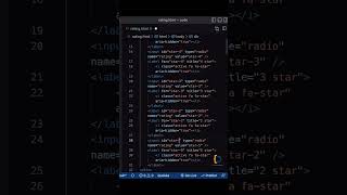 rating by star html css #shorts #youtubeshorts #rating #viral #html #css #like #coding #javascript