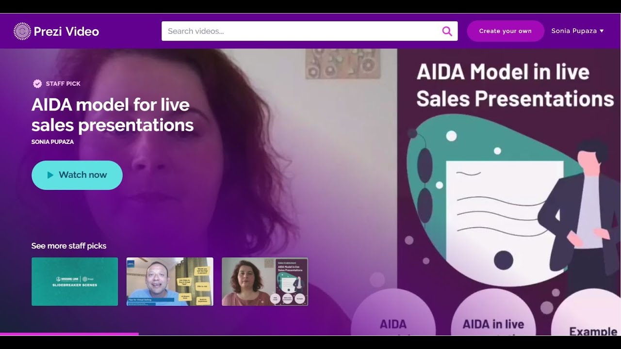 AIDA Model Sales Presentations