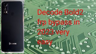 Decode Bold2 frp bypass in 2023 very easy in one click frp bypass karny ka tariqa very simple