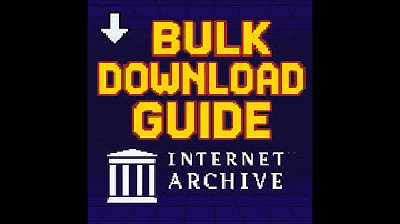 Quick Guide: Bulk Download from Internet Archive (Easy & Fast!)