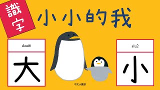 幼兒識字：大、小｜廣東話學中文｜學中文｜大、小筆順