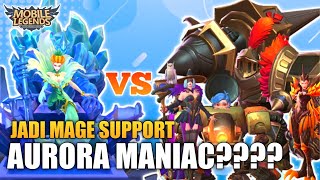 AURORA SUPPORT, GAGAL WIPE OUT??? - MOBILE LEGENDS INDONESIA