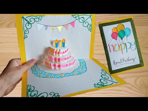 Biglietto di compleanno in 3D • a daria piace mangiare