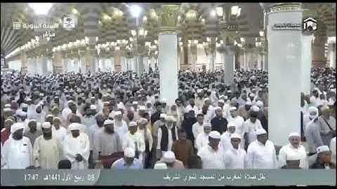 تلاوة من صلاة المغرب ٨ ربيع الأول ١٤٤١هـ بالحرم المدني للشيخ د صلاح البدير http://fb.me/AbdullahKhan