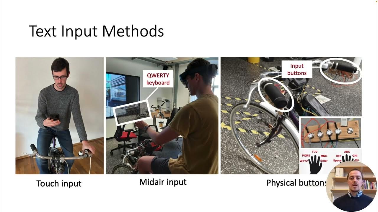 Text Me if You Can: Investigating Text Input Methods for Cyclists - YouTube