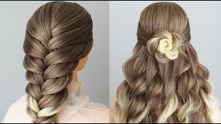 : TOP 3 Cute And Easy Hairstyle For Ladies - Daily Hairstyles For Long Hair For College