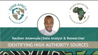 Identifying High Authority Sources for your Literature Review