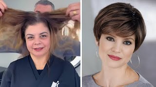 COUPES DE CHEVEUX POUR FEMMES 2024 DE 60 ANS  COUPES CHEVEUX 2024 COURTS