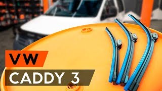 Kā nomainīt VW CADDY 3 (2KB) logu slotiņas [PAMĀCĪBA AUTODOC]