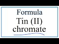 Understanding Tin Compounds and Charges