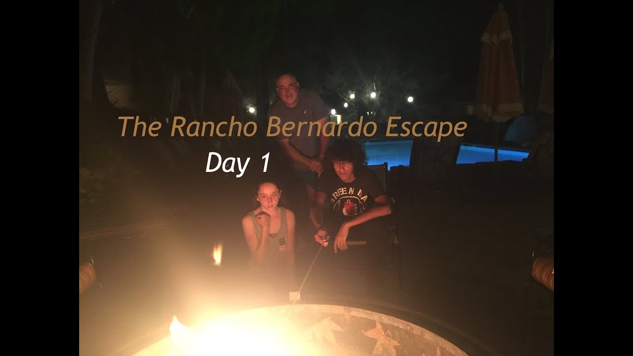 THE RANCHO BERNARDO ESCAPE DAY 1 VACATION TIME YouTube THE RANCHO BERNARDO ESCAPE DAY 1 VACATION TIME YouTube